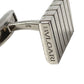 BVLGARI Logo Accessory Jewelry Cufflinks AG925 Unisex Silver
