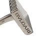 BVLGARI Logo Accessory Jewelry Cufflinks AG925 Unisex Silver