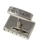 BVLGARI Logo Accessory Jewelry Cufflinks AG925 Unisex Silver