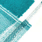 HERMES Yachting Dot Print Bath Towel, Blanket, Beach Towel, Fringe Towel, Cotton, Unisex, Green