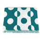 HERMES Yachting Dot Print Bath Towel, Blanket, Beach Towel, Fringe Towel, Cotton, Unisex, Green