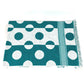HERMES Yachting Dot Print Bath Towel, Blanket, Beach Towel, Fringe Towel, Cotton, Unisex, Green