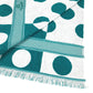 HERMES Yachting Dot Print Bath Towel, Blanket, Beach Towel, Fringe Towel, Cotton, Unisex, Green