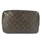 LOUIS VUITTON M47522 Monogram True Toilet 28 Makeup Pouch, Clutch Bag, Second Bag, Cosmetic Pouch, Monogram Canvas, Women's, Brown
