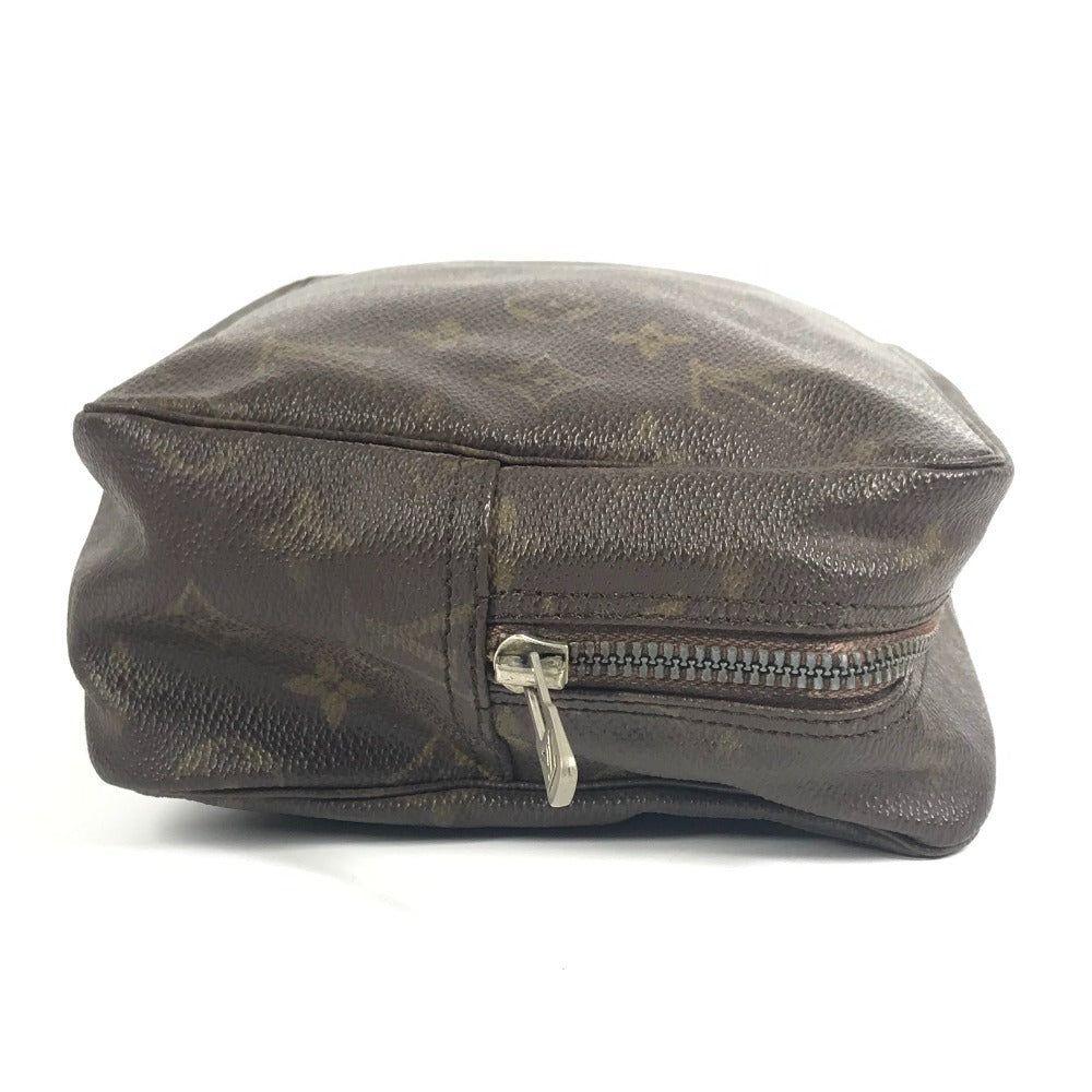 LOUIS VUITTON M47522 Monogram True Toilet 28 Makeup Pouch, Clutch Bag, Second Bag, Cosmetic Pouch, Monogram Canvas, Women's, Brown