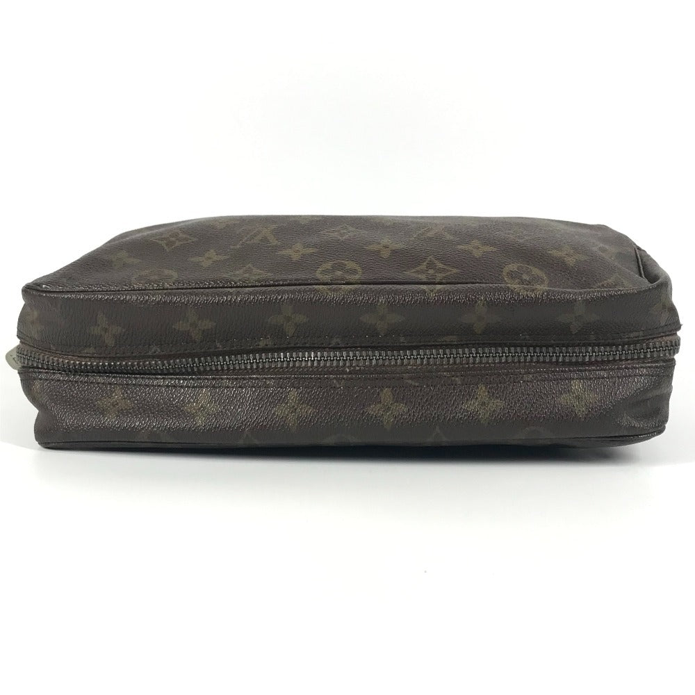 LOUIS VUITTON M47522 Monogram True Toilet 28 Makeup Pouch, Clutch Bag, Second Bag, Cosmetic Pouch, Monogram Canvas, Women's, Brown