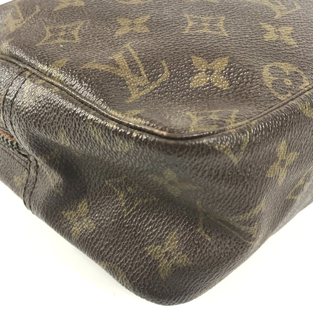 LOUIS VUITTON M47522 Monogram True Toilet 28 Makeup Pouch, Clutch Bag, Second Bag, Cosmetic Pouch, Monogram Canvas, Women's, Brown