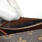 LOUIS VUITTON M61725 Monogram Porte Monnaie Credit Bifold Long Wallet with Flap, Unisex Brown Monogram Canvas
