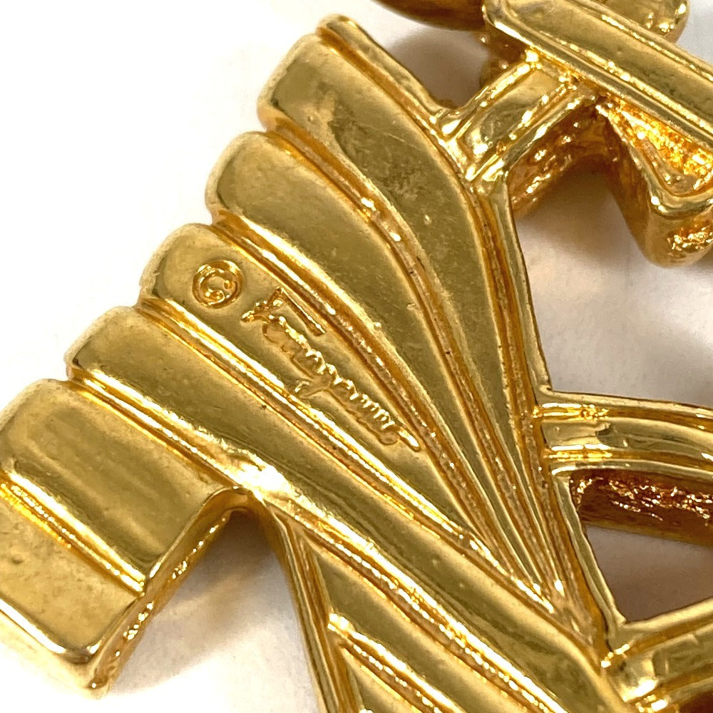 Salvatore Ferragamo ヴィンテージ サンダル 靴 アクセサリー ジュエリー ロングネックレス チェーンネックレス ネックレス メタル レディース ゴールド