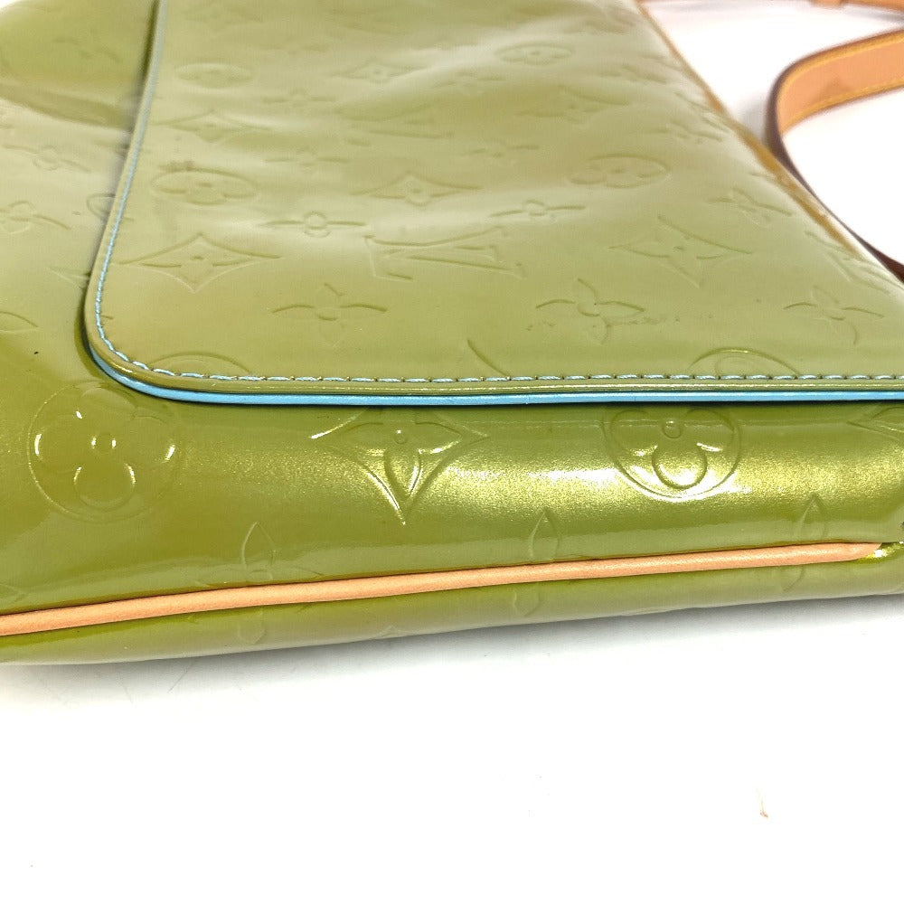 LOUIS VUITTON M91009 Monogram Vernis Thompson Street กระเป๋า กระเป๋าสะพายข้าง กระเป๋าสะพายไหล่ ผ้าแคนวาส Monogram Vernis สำหรับผู้หญิง สีเบบี้บลู สีฟ้า