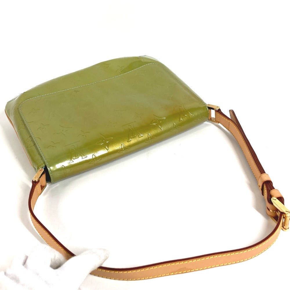 LOUIS VUITTON M91009 Monogram Vernis Thompson Street กระเป๋า กระเป๋าสะพายข้าง กระเป๋าสะพายไหล่ ผ้าแคนวาส Monogram Vernis สำหรับผู้หญิง สีเบบี้บลู สีฟ้า