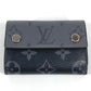LOUIS VUITTON M45417 กระเป๋าสตางค์ Discovery Compact Wallet ลาย Monogram Eclipse กระเป๋าสตางค์พับสามทบ แคนวาส Monogram Eclipse ยูนิเซ็กส์ สีดำ