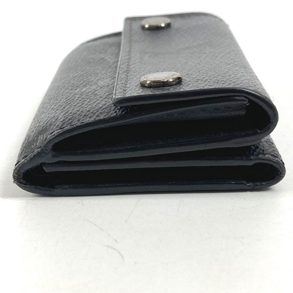 LOUIS VUITTON M45417 กระเป๋าสตางค์ Discovery Compact Wallet ลาย Monogram Eclipse กระเป๋าสตางค์พับสามทบ แคนวาส Monogram Eclipse ยูนิเซ็กส์ สีดำ