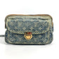 LOUIS VUITTON M95347 モノグラムデニム バムバッグ カバン ボディバッグ クロス ウエストバッグ モノグラムデニムキャンバス レディース ブルー