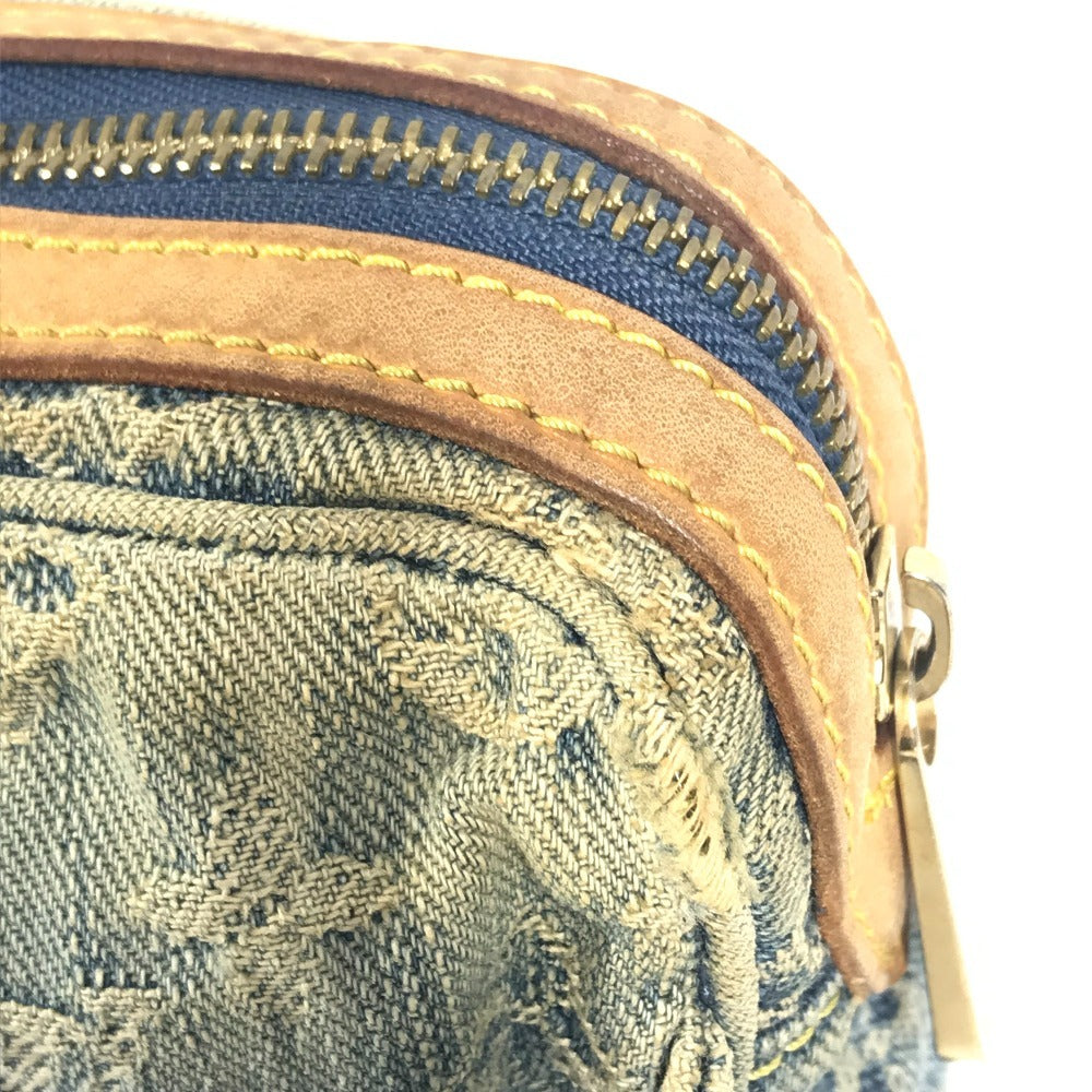 LOUIS VUITTON M95347 モノグラムデニム バムバッグ カバン ボディバッグ クロス ウエストバッグ モノグラムデニムキャンバス レディース ブルー