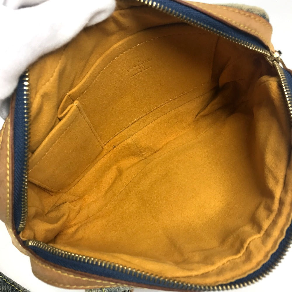 LOUIS VUITTON M95347 モノグラムデニム バムバッグ カバン ボディバッグ クロス ウエストバッグ モノグラムデニムキャンバス レディース ブルー