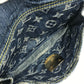 LOUIS VUITTON M95347 モノグラムデニム バムバッグ カバン ボディバッグ クロス ウエストバッグ モノグラムデニムキャンバス レディース ブルー