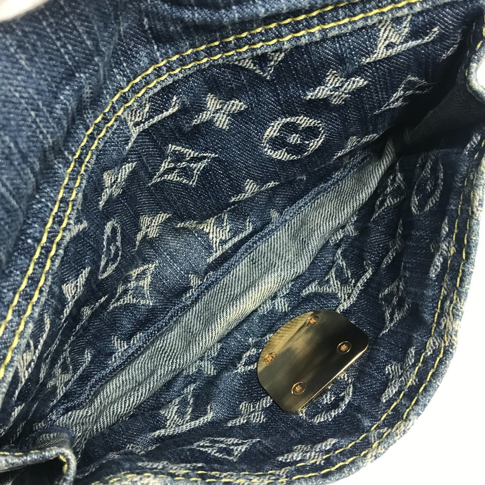 LOUIS VUITTON M95347 モノグラムデニム バムバッグ カバン ボディバッグ クロス ウエストバッグ モノグラムデニムキャンバス レディース ブルー