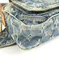 LOUIS VUITTON M95347 モノグラムデニム バムバッグ カバン ボディバッグ クロス ウエストバッグ モノグラムデニムキャンバス レディース ブルー
