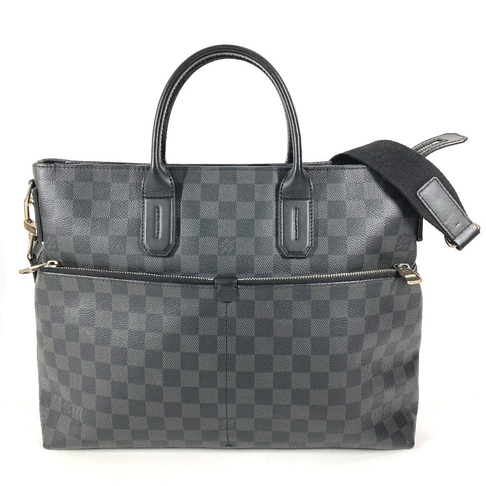 LOUIS VUITTON N41564 ダミエ・グラフィット 7DW ブリーフケース セブンデイズ ア ウィーク トートバッグ カバン ハンドバッグ ショルダーバッグ ビジネスバッグ ダミエグラフィットキャンバス ユニセックス ブラック