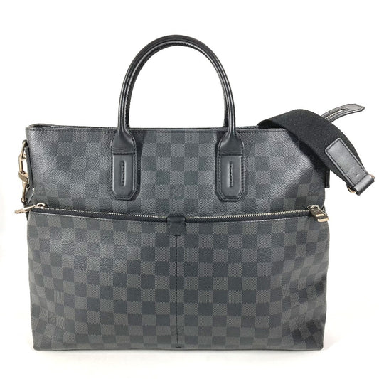 LOUIS VUITTON N41564 ダミエ・グラフィット 7DW ブリーフケース セブンデイズ ア ウィーク トートバッグ カバン ハンドバッグ ショルダーバッグ ビジネスバッグ ダミエグラフィットキャンバス ユニセックス ブラック