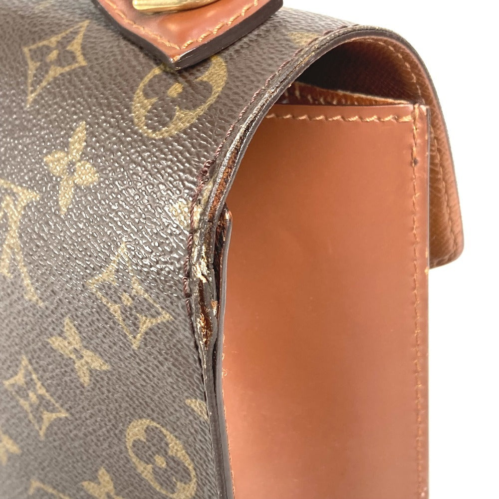 LOUIS VUITTON M51185 モノグラム モンソー28 モンソー 28 カバン フラップ 書類バッグ ハンドバッグ モノグラムキャンバス ユニセックス ブラウン