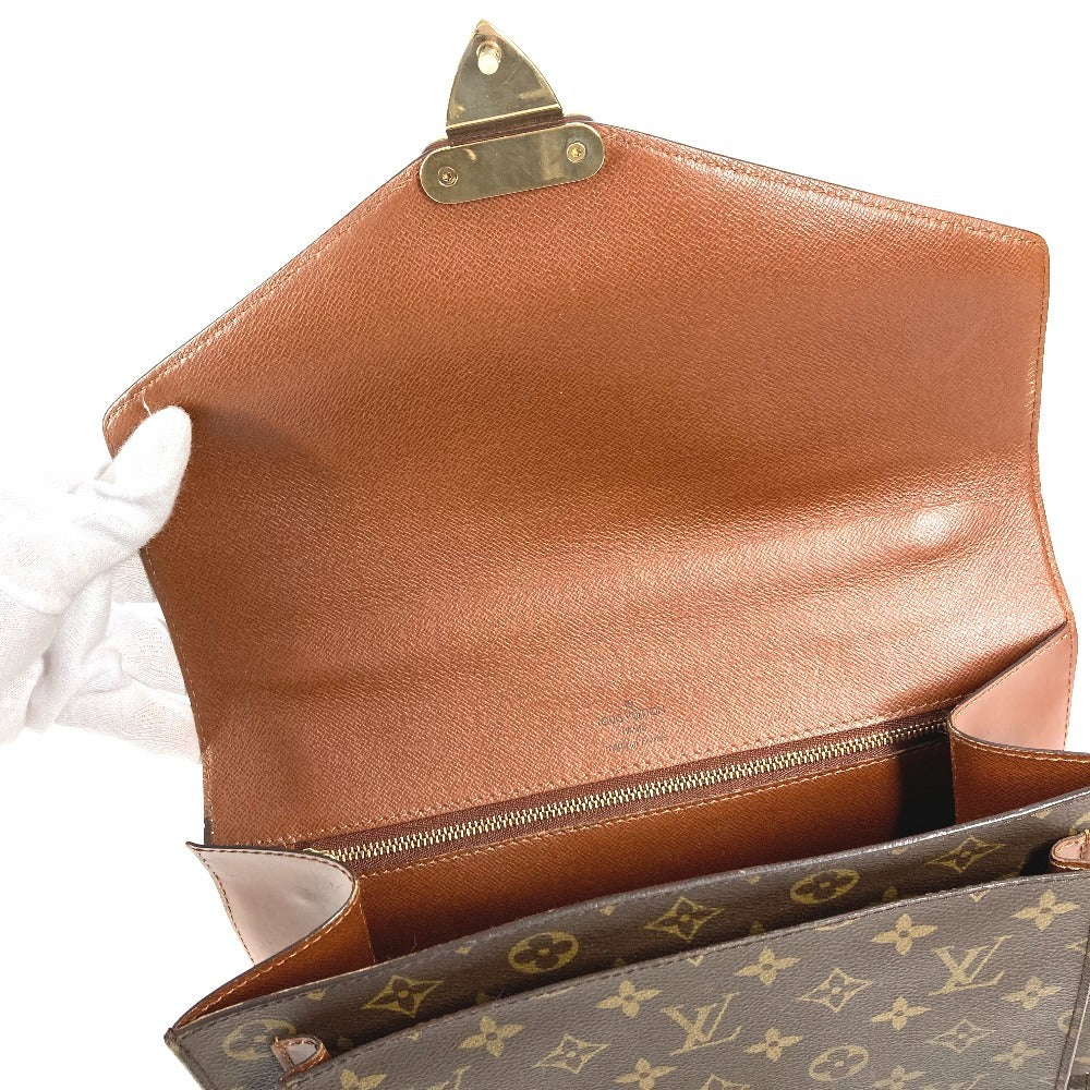 LOUIS VUITTON M51185 モノグラム モンソー28 モンソー 28 カバン フラップ 書類バッグ ハンドバッグ モノグラムキャンバス ユニセックス ブラウン