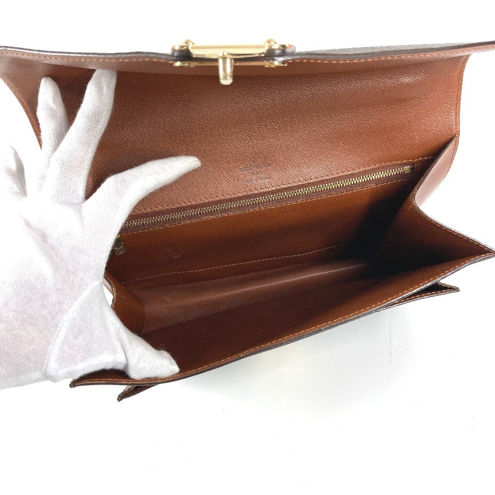LOUIS VUITTON M51185 モノグラム モンソー28 モンソー 28 カバン フラップ 書類バッグ ハンドバッグ モノグラムキャンバス ユニセックス ブラウン