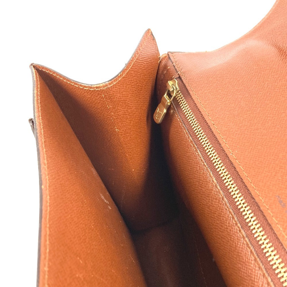 LOUIS VUITTON M51185 モノグラム モンソー28 モンソー 28 カバン フラップ 書類バッグ ハンドバッグ モノグラムキャンバス ユニセックス ブラウン