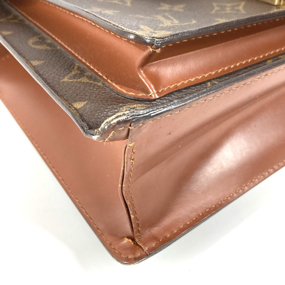 LOUIS VUITTON M51185 モノグラム モンソー28 モンソー 28 カバン フラップ 書類バッグ ハンドバッグ モノグラムキャンバス ユニセックス ブラウン