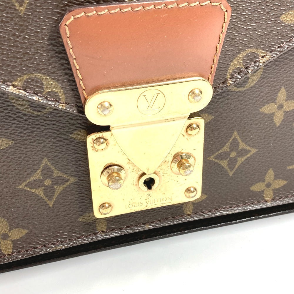 LOUIS VUITTON M51185 モノグラム モンソー28 モンソー 28 カバン フラップ 書類バッグ ハンドバッグ モノグラムキャンバス ユニセックス ブラウン