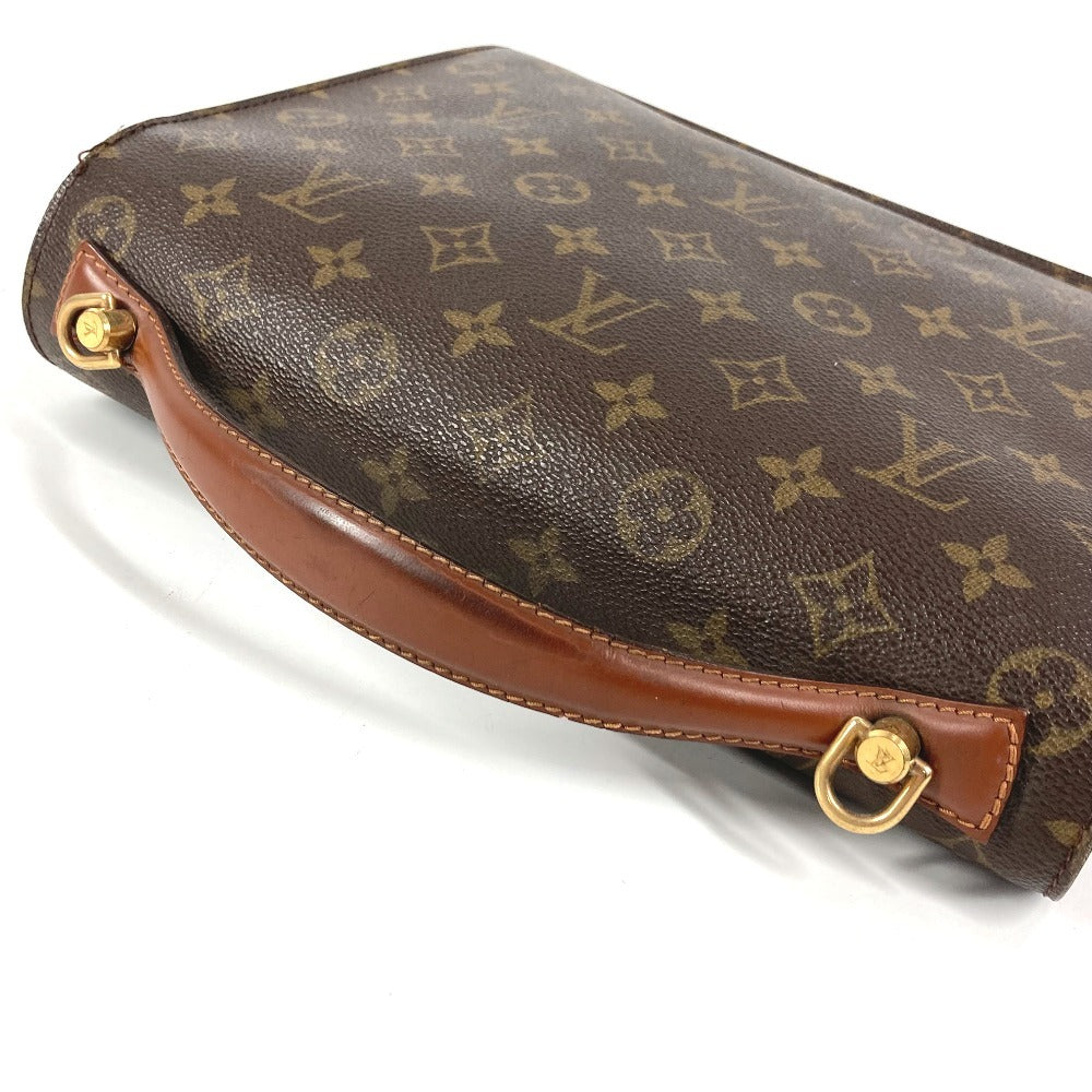 LOUIS VUITTON M51185 モノグラム モンソー28 モンソー 28 カバン フラップ 書類バッグ ハンドバッグ モノグラムキャンバス ユニセックス ブラウン