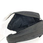 GUCCI 02888 ロゴ Wジップ ジップ カバン ポーチ クラッチバッグ 持ち手つき セカンドバッグ レザー/キャンバス ユニセックス ブラック