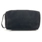 GUCCI 02888 ロゴ Wジップ ジップ カバン ポーチ クラッチバッグ 持ち手つき セカンドバッグ レザー/キャンバス ユニセックス ブラック