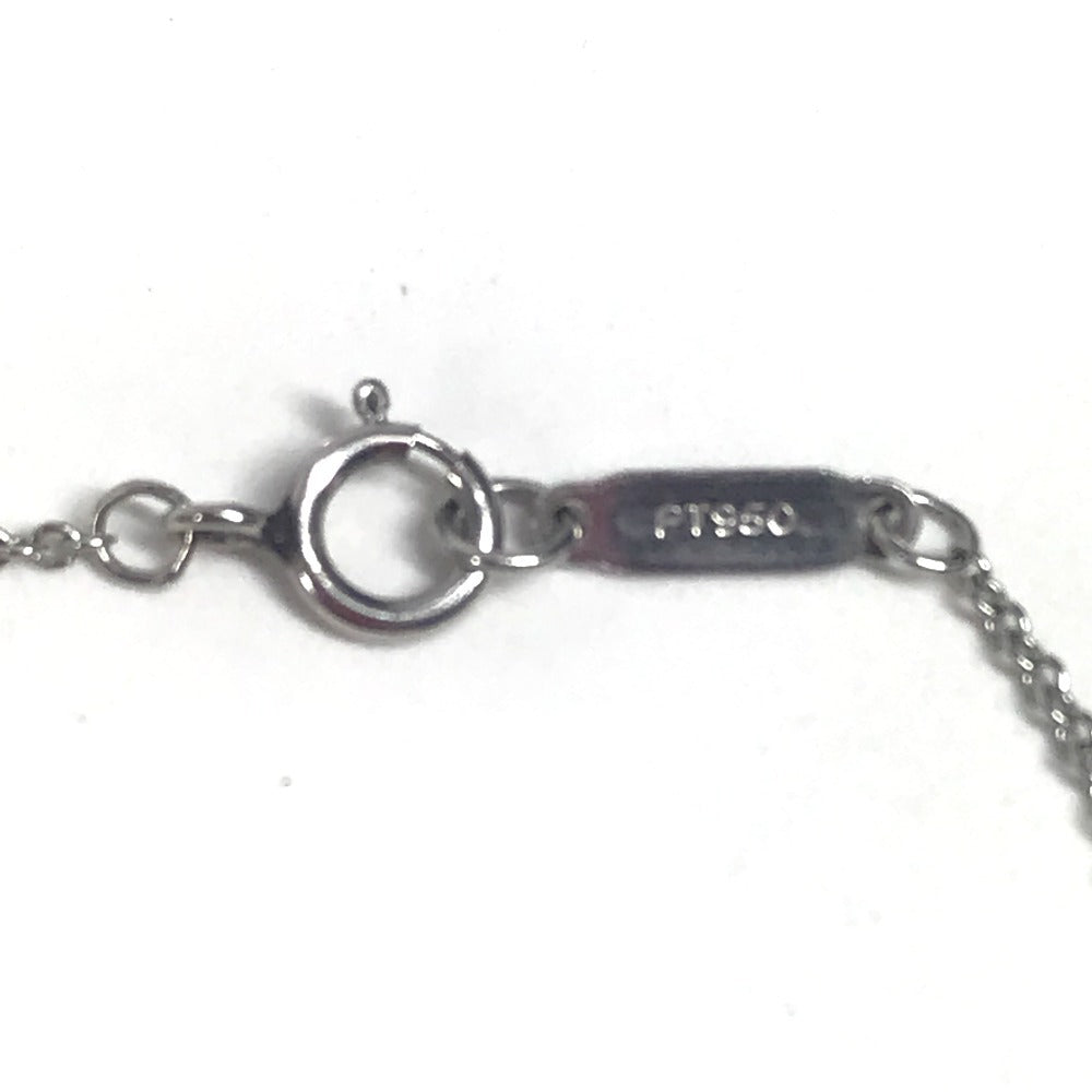 TIFFANY&Co. プラチナ NYプレート ダイヤモンド ニューヨーク ジュエリー アクセサリー チェーンネックレス ネックレス Pt950 レディース シルバー