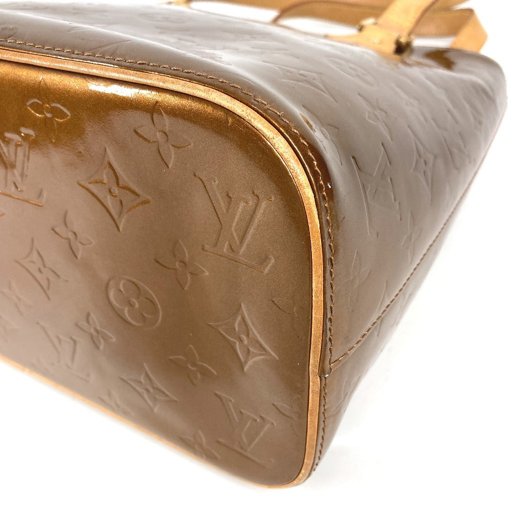 LOUIS VUITTON M91122 モノグラムヴェルニ ヒューストン 肩掛け カバン ショルダーバッグ トートバッグ モノグラムヴェルニキャンバス レディース ブロンズ ブラウン