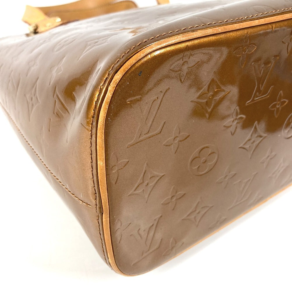LOUIS VUITTON M91122 モノグラムヴェルニ ヒューストン 肩掛け カバン ショルダーバッグ トートバッグ モノグラムヴェルニキャンバス レディース ブロンズ ブラウン