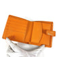 LOUIS VUITTON M6355H Epi Portefeuille Compact Compact Wallet กระเป๋าสตางค์ 2 พับ หนัง Epi Unisex ส้มแมนดาริน