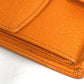 LOUIS VUITTON M6355H Epi Portefeuille Compact Compact Wallet กระเป๋าสตางค์ 2 พับ หนัง Epi Unisex ส้มแมนดาริน
