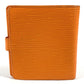 LOUIS VUITTON M6355H Epi Portefeuille Compact Compact Wallet กระเป๋าสตางค์ 2 พับ หนัง Epi Unisex ส้มแมนดาริน