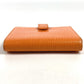 LOUIS VUITTON M6355H Epi Portefeuille Compact Compact Wallet กระเป๋าสตางค์ 2 พับ หนัง Epi Unisex ส้มแมนดาริน