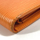 LOUIS VUITTON M6355H Epi Portefeuille Compact Compact Wallet กระเป๋าสตางค์ 2 พับ หนัง Epi Unisex ส้มแมนดาริน