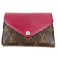 LOUIS VUITTON M60494 Monogram Epi Portefeuille Marilou Compact Wallet Tri-fold wallet Monogram Canvas Unisex Fuchsia Pink