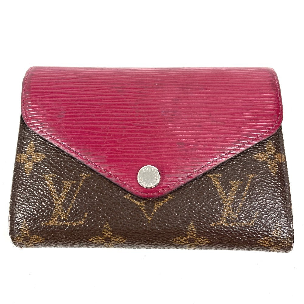 LOUIS VUITTON M60494 Monogram Epi Portefeuille Marilou Compact Wallet Tri-fold wallet Monogram Canvas Unisex Fuchsia Pink