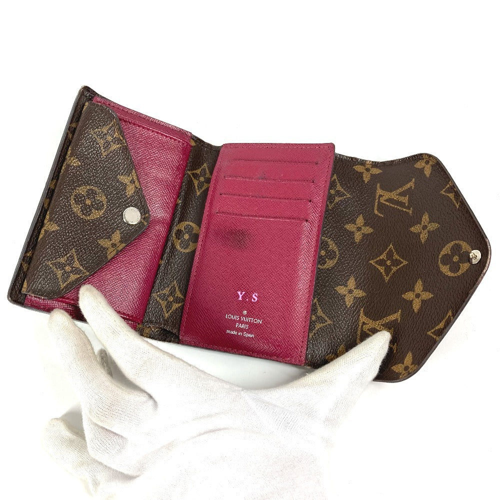 LOUIS VUITTON M60494 Monogram Epi Portefeuille Marilou Compact Wallet Tri-fold wallet Monogram Canvas Unisex Fuchsia Pink
