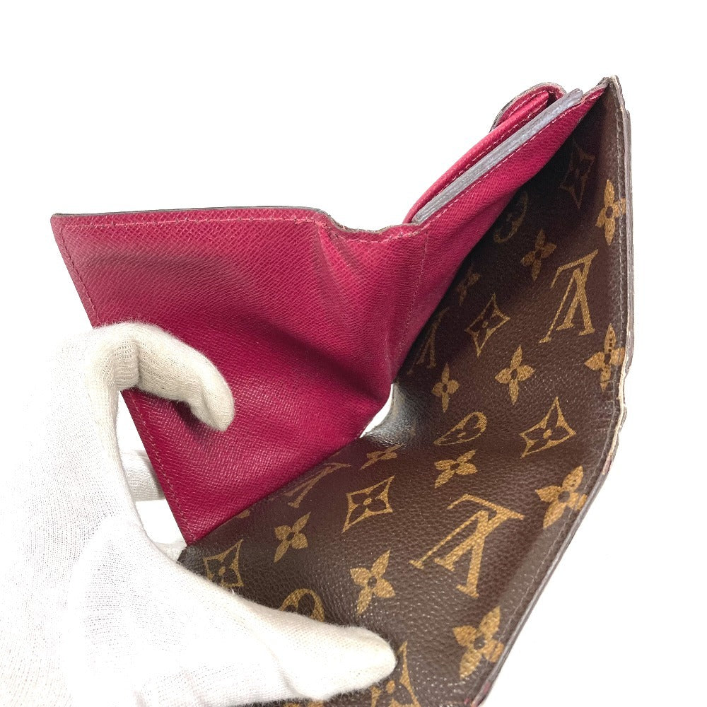 LOUIS VUITTON M60494 Monogram Epi Portefeuille Marilou Compact Wallet Tri-fold wallet Monogram Canvas Unisex Fuchsia Pink