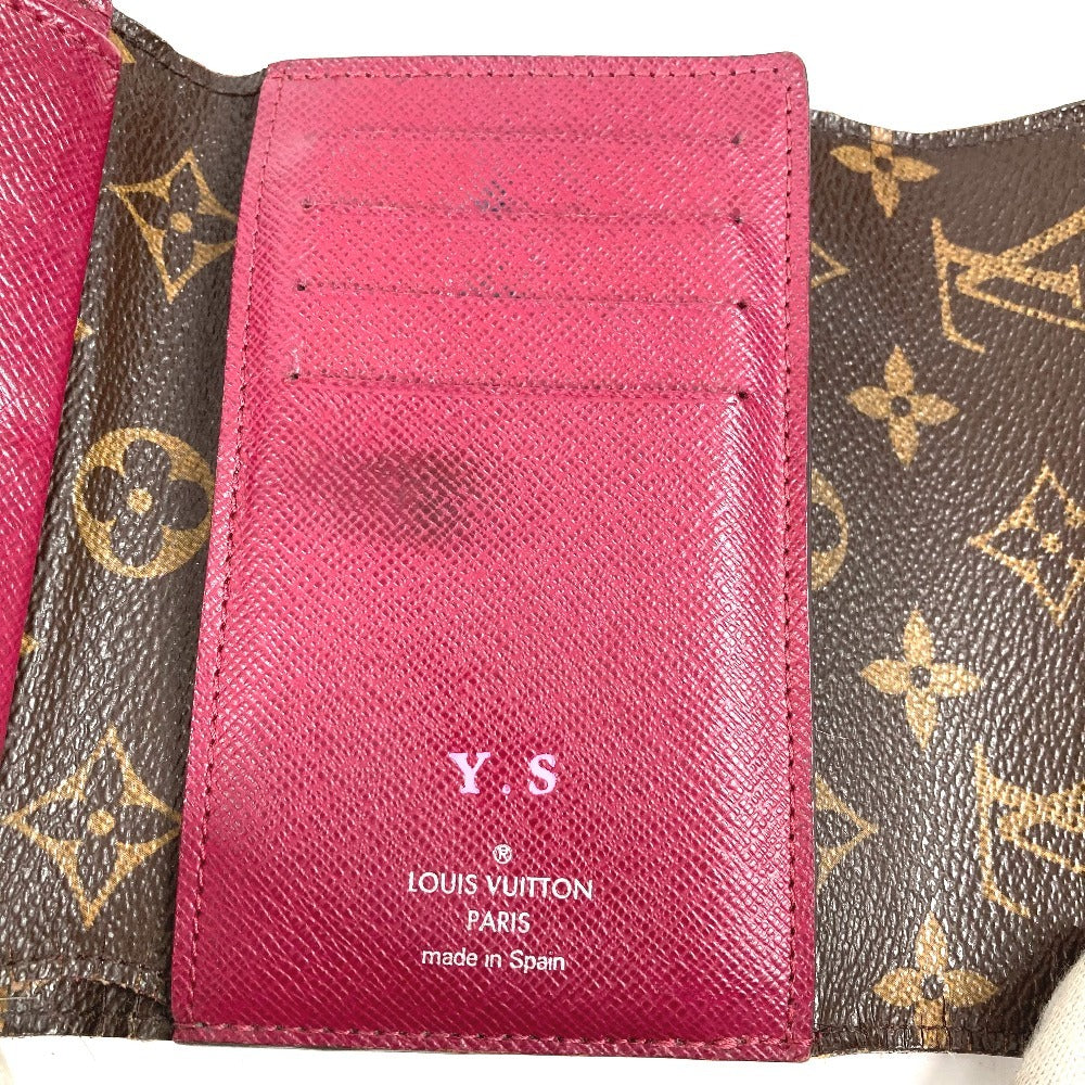 LOUIS VUITTON M60494 Monogram Epi Portefeuille Marilou Compact Wallet Tri-fold wallet Monogram Canvas Unisex Fuchsia Pink