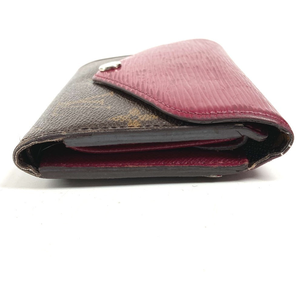 LOUIS VUITTON M60494 Monogram Epi Portefeuille Marilou Compact Wallet Tri-fold wallet Monogram Canvas Unisex Fuchsia Pink