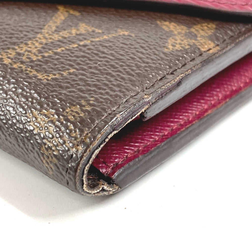 LOUIS VUITTON M60494 Monogram Epi Portefeuille Marilou Compact Wallet Tri-fold wallet Monogram Canvas Unisex Fuchsia Pink
