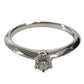 TIFFANY&Co. Platinum Solitaire Diamond 1pt 0.22ct Jewelry Accessory Ring Pt950 Women's Silver